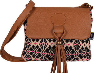 

Kanvas Katha KKSNJQ012 Sling Bag(Beige, 5)