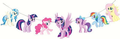 

PARTY PROPZ MY LITTLE PONY BIRTHDAY DECORATION Pennant Banner(8 ft, Pack of 1)