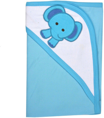 GoodStart Cotton 600 GSM Bath Towel(Multicolor), Blue & white