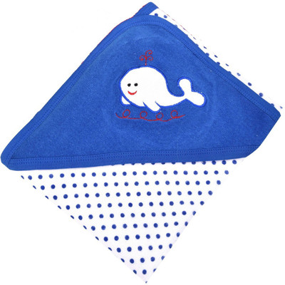 

GoodStart Cotton 600 GSM Bath Towel(Multicolor), Blue & white