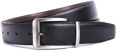 

Cyclone Men Casual Black Genuine Leather Reversible Belt