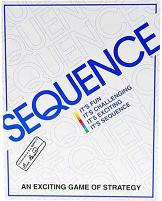 

Kidsgenie White Sequence Card Game Toy 25 cm Board Game