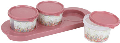 

Jaypee Serve 3 Plastic Bowl Set(Pink, Pack of 1)