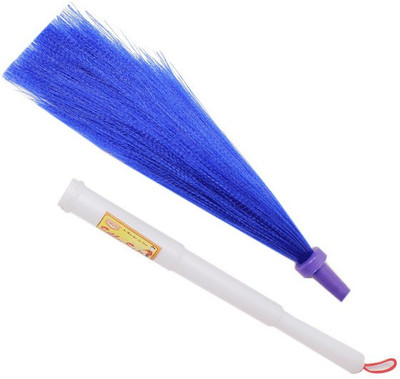 

Pin to Pen Plastic Wet and Dry Broom(Multicolor, Pack of 1)