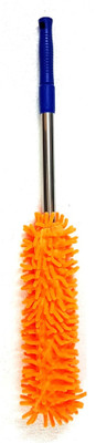 

Pin to Pen Microfibre Wet and Dry Broom(Red, Steel, Pack of 1)
