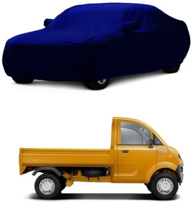 MoTRoX Car Cover For Mahindra Jeeto (With Mirror Pockets)(Blue)