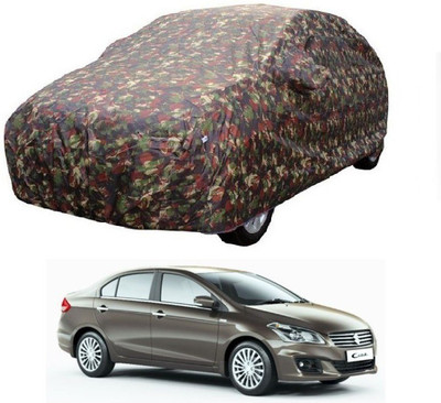 MoTRoX Car Cover For Maruti Suzuki Ciaz (With Mirror Pockets)(Multicolor)