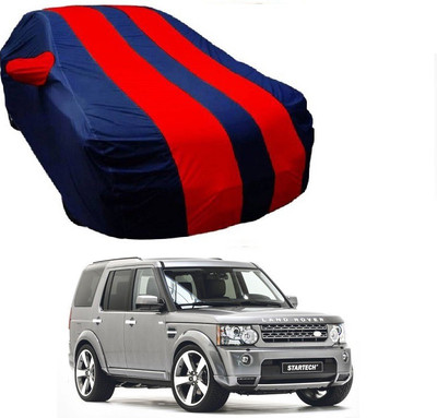 IRONTECH Car Cover For Land Rover Discovery (With Mirror Pockets)(Red, Blue)