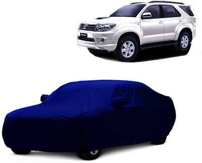 MoTRoX Car Cover For Toyota Fortuner Old (With Mirror Pockets)(Blue)