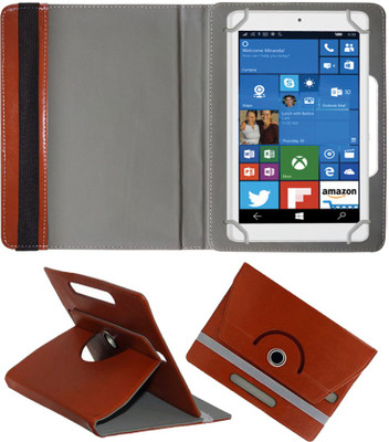 Fastway Book Cover for Alcatel OneTouch Pixi 3 Tablet(Brown, Cases with Holder)