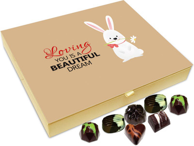 

Chocholik Gift Box - Loving You Is A Beautiful Dream Chocolate Box - 20pc Truffles(240 g)