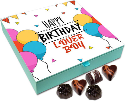 

Chocholik Gift Box -Happy Birthday Lover Boy Chocolate Box - 9pc Truffles(108 g)