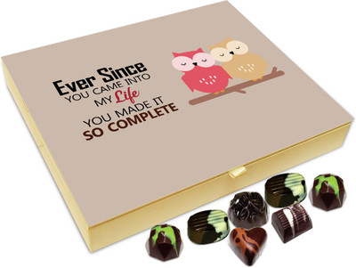 

Chocholik Gift Box - You Made My Life Complete Chocolate Box - 20pc Truffles(240 g)