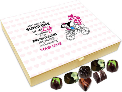 

Chocholik Gift Box - You Are The Sunshine Of MY Life Chocolate Box - 20pc Truffles(240 g)