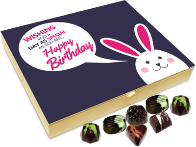 

Chocholik Gift Box - Wishing You A Day As Special As Birthday Chocolate Box - 20pc Truffles(240 g)