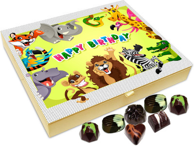 

Chocholik Gift Box - Happy Birthday Little Champ Chocolate Box - 20pc Truffles(240 g)
