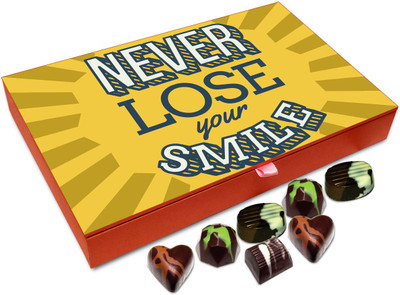 

Chocholik Gift Box -Never Lose Your Smile Chocolate Box - 12pc Truffles(144 g)