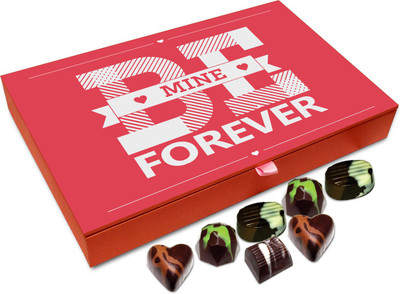 

Chocholik Gift Box - Be Mine Forever Chocolate Box - 12pc Truffles(144 g)