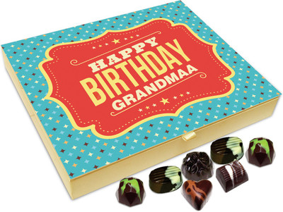 

Chocholik Gift Box - Happy Birthday Grandma Chocolate Box - 20pc Truffles(240 g)