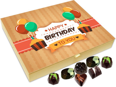 

Chocholik Gift Box -A Very Happy Birthday To You My Friend Chocolate Box - 20pc Truffles(240 g)