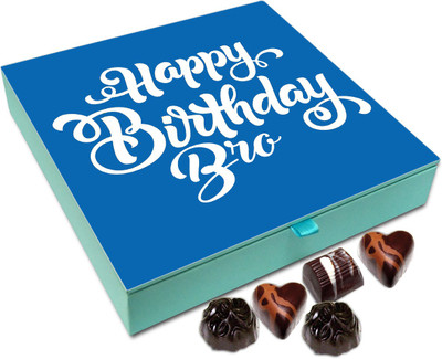 

Chocholik Gift Box - Have An Amazing Birthday Brother Chocolate Box - 9pc Truffles(108 g)