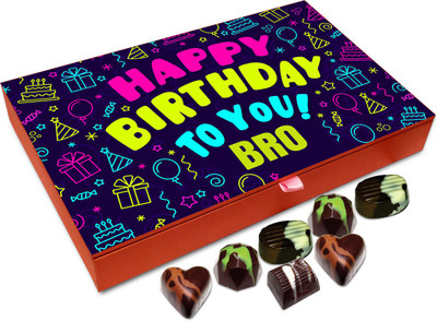 

Chocholik Gift Box - Have A Magical Birthday Brother Chocolate Box - 12pc Truffles(144 g)