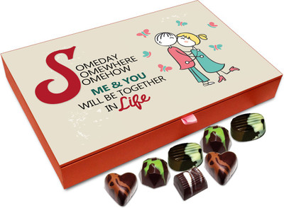 

Chocholik Gift Box -Someday We Will Be Together Chocolate Box - 12pc Truffles(144 g)