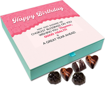 

Chocholik Gift Box - Happy Birthday And Have A Great Year Ahead Chocolate Box - 9pc Truffles(108 g)