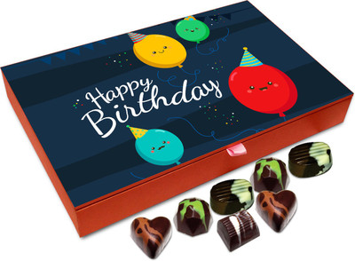 

Chocholik Gift Box - Happy Birthday Daddy Chocolate Box - 12pc Truffles(144 g)