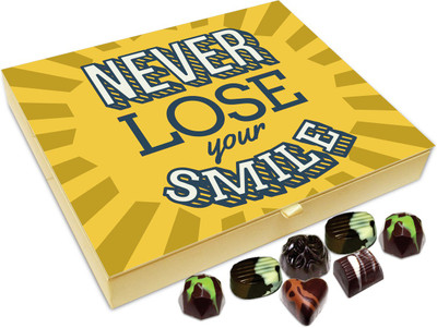 

Chocholik Gift Box -Never Lose Your Smile Chocolate Box - 20pc Truffles(240 g)