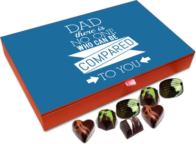 

Chocholik Gift Box -There Is No One Who Can Be Compared To You Chocolate Box - 12pc Truffles(144 g)