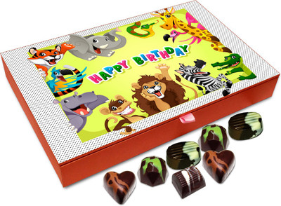 

Chocholik Gift Box - Happy Birthday Little Champ Chocolate Box - 12pc Truffles(144 g)