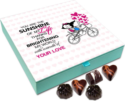 

Chocholik Gift Box - You Are The Sunshine Of MY Life Chocolate Box - 9pc Truffles(108 g)