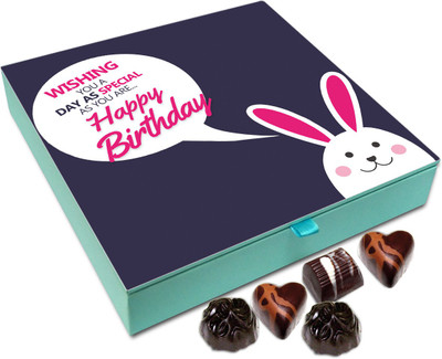 

Chocholik Gift Box - Wishing You A Day As Special As Birthday Chocolate Box - 9pc Truffles(108 g)