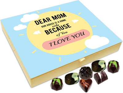 

Chocholik Gift Box - House Is Home Because Of Mom Chocolate Box - 20pc Truffles(240 g)
