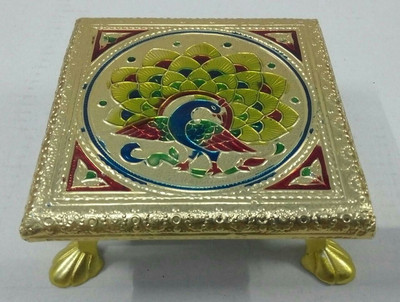 

RAG Wooden Pooja Chowki(Multicolor, Pack of 01)