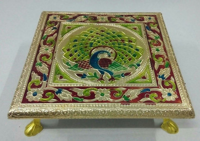

RAG Wooden Pooja Chowki(Multicolor, Pack of 01)
