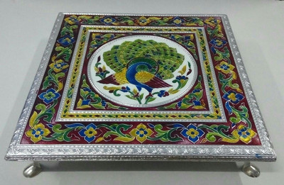 

RAG Wooden Pooja Chowki(Multicolor, Pack of 01)