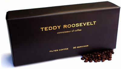 

Teddy Roosevelt 30 servings box, 100% Arabica Filter Coffee 360 g