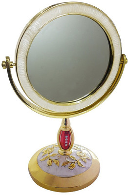 Kabello Oval Shaped Double-Sided Makeup / Face Mirror 7x Magnification