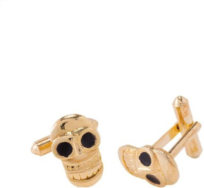 Voylla Brass Cufflink Set(Gold)