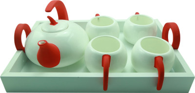 

Importwala Ceramic, Wood(White, Red)