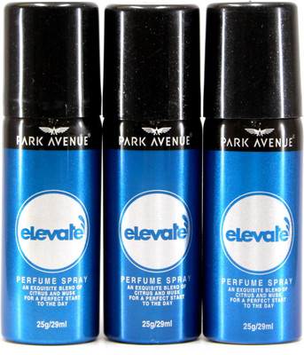 

Park Avenue ELEVATE 75gm Deodorant Spray - For Men(75 g, Pack of 3)