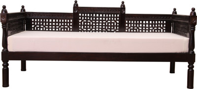 

Induscraft Solid Wood Diwan(Finish Color - Brown)