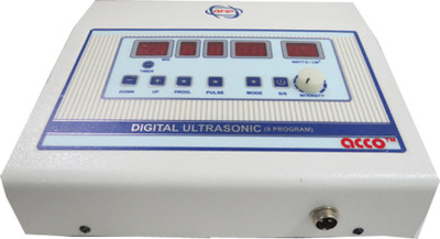 

acco Physiotherapy Ultrasound Therapy Unit (1mhz) (9 Programs) with Two Heads Pain Relief Electrotherapy Device(US12A)