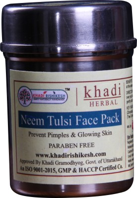 Khadi Rishikesh Herbal Neem Tulsi Pack of 3- Face Pack Each 50gms(50 g)