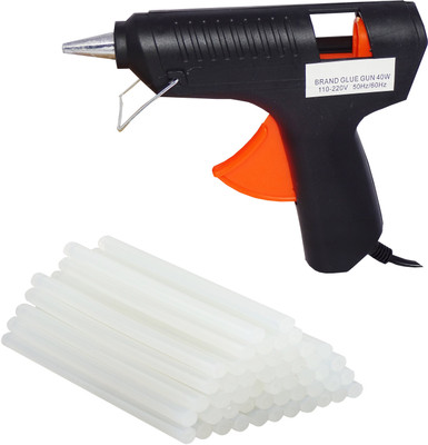 

Billionbag Hot Melt Glue Gun kit 40 Watt With 15 Glue Sticks For Paper & Cloth and Quick Repairs High-Tech Professional Electronic Standard Temperature Corded Glue Gun(11 mm)