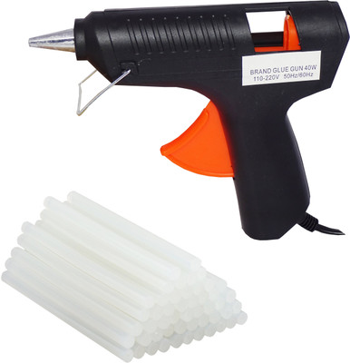 

Billionbag Hot Melt Glue Gun kit 40 Watt With 10 Glue Sticks For Bonding Artificial Flowers, Decorations & Furniture High-Tech Professional Electronic Standard Temperature Corded Glue Gun(11 mm)