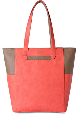 Baggit Shoulder Bag(Pink, Brown), Brown;pink
