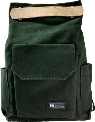 

Drive - L'heritage de Cuir 13 inch Laptop Backpack(Green)